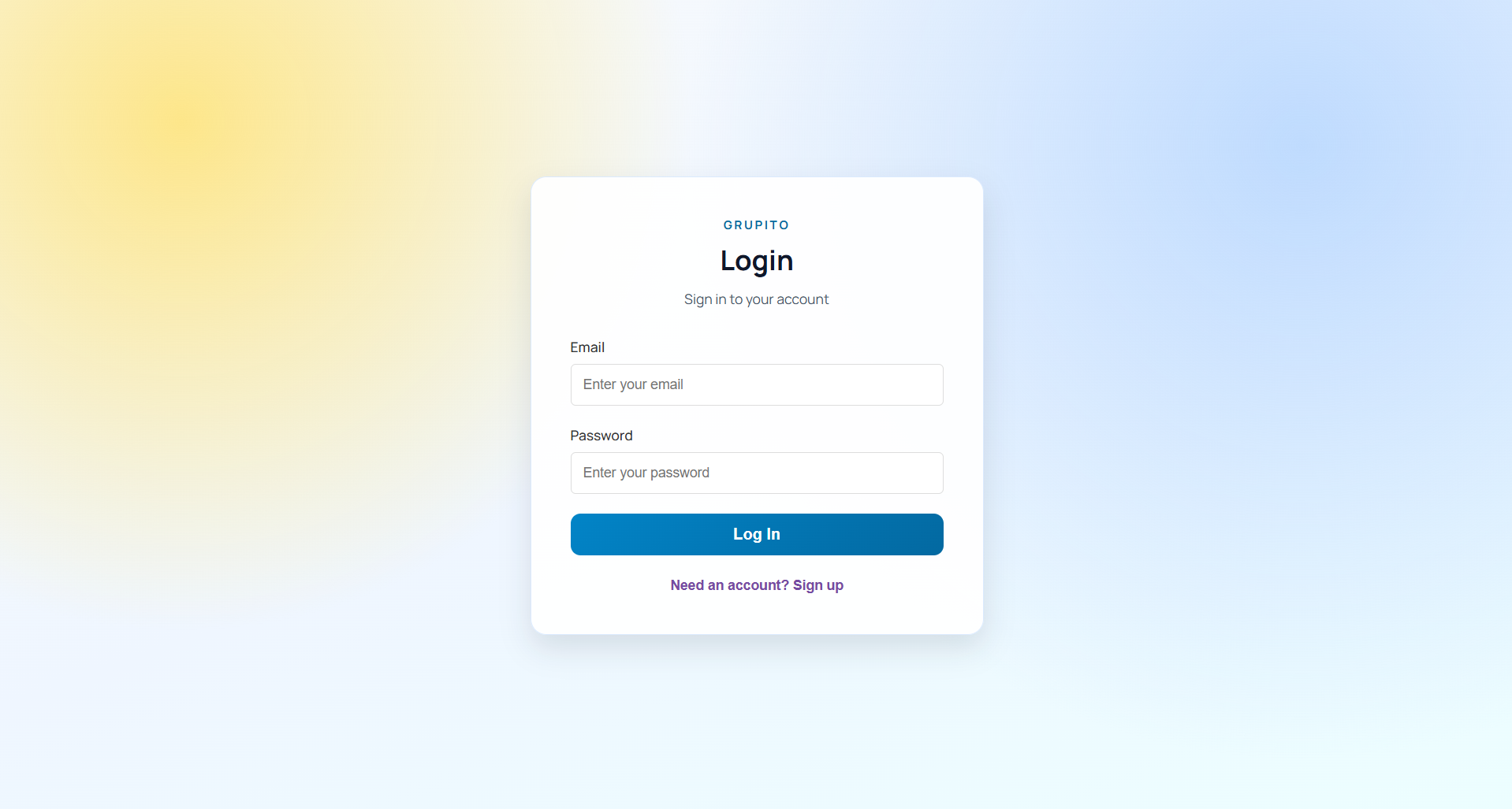 Screenshot of the social network for Spanish speakers