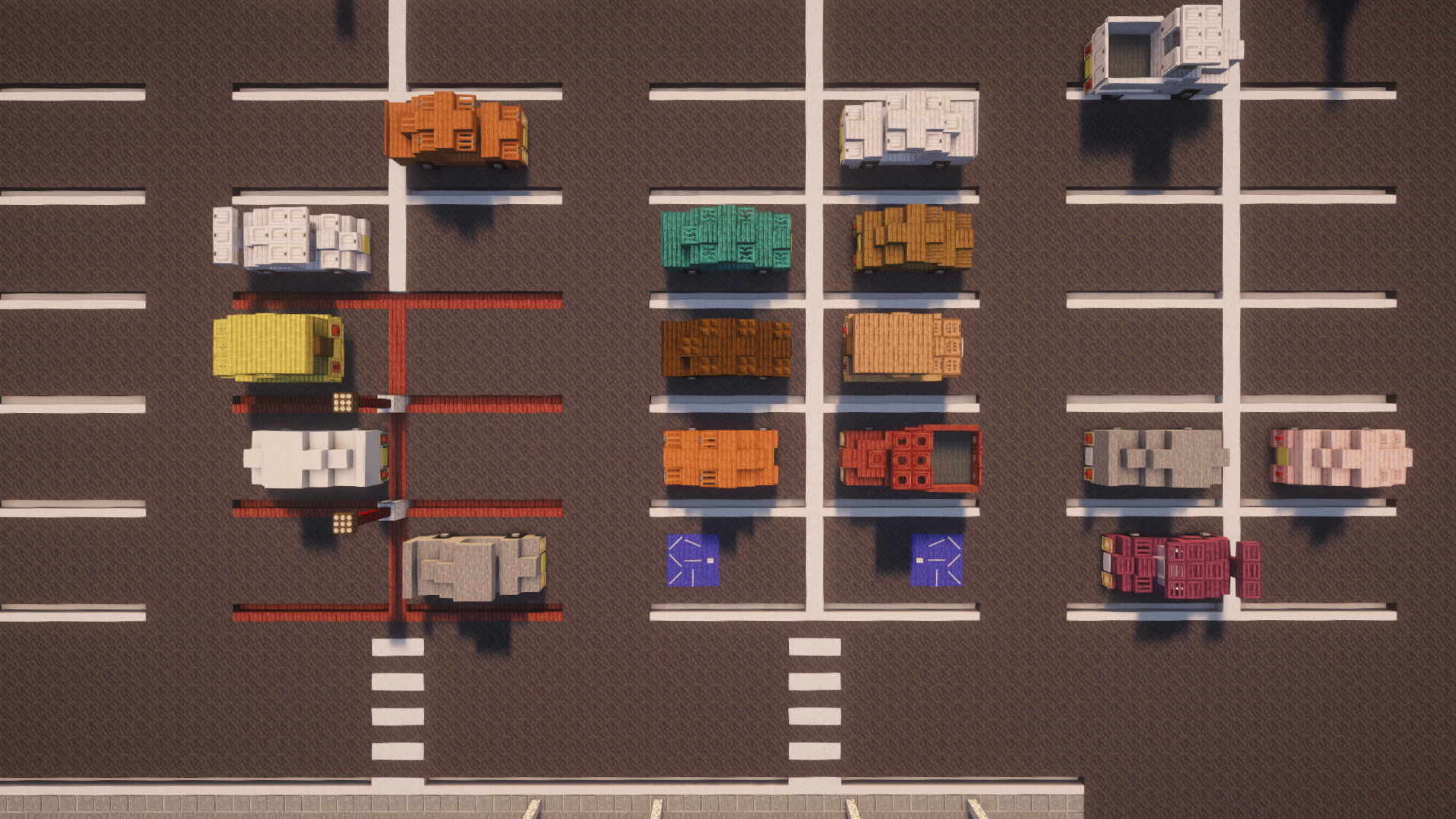 Minecraft parking lot